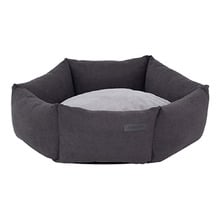 Charcoal Hexagonal Dog Bed